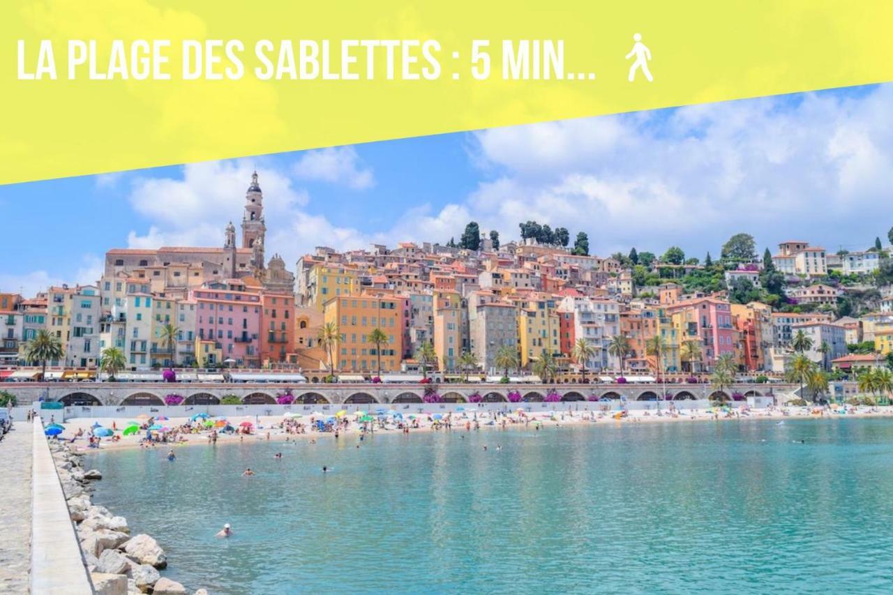 Ferienwohnung Cosy Malte Menton Exterior foto